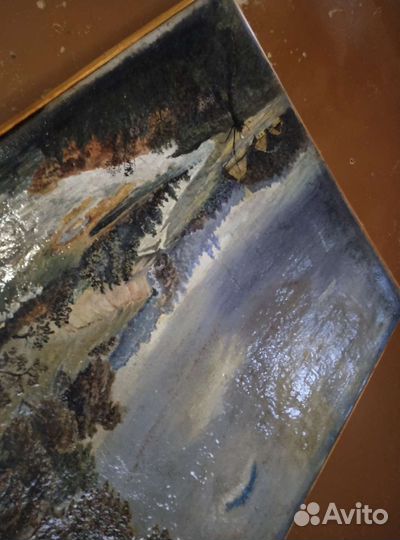 Старая картина. Холст, масло