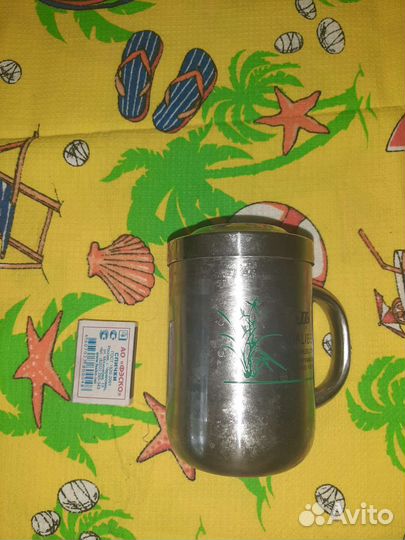 Посуда. Термо кружка с ситом