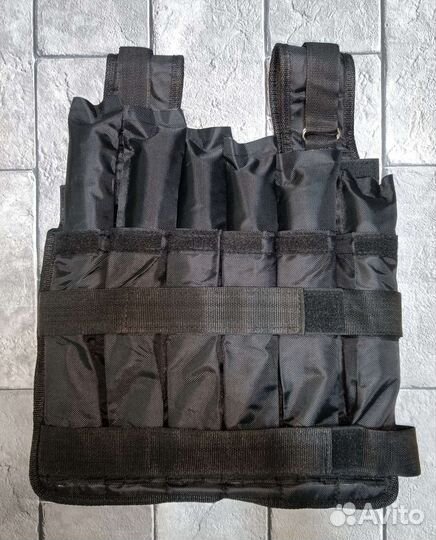 Жилет утяжелитель с грузом 18 кг в комплекте