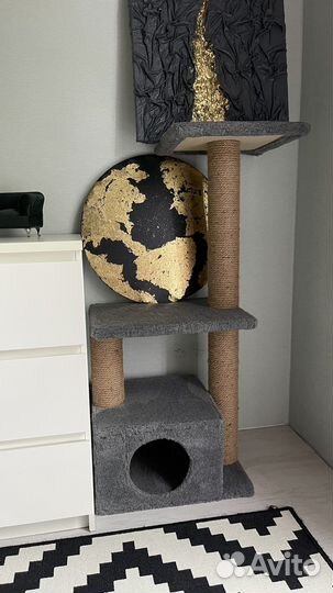 Домик для кошки с когтеточкой