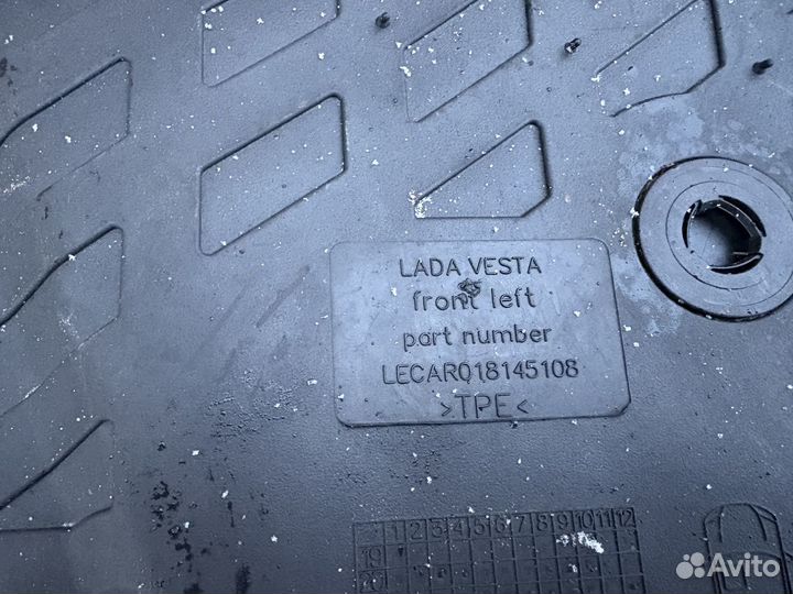 Коврики на LADA vesta