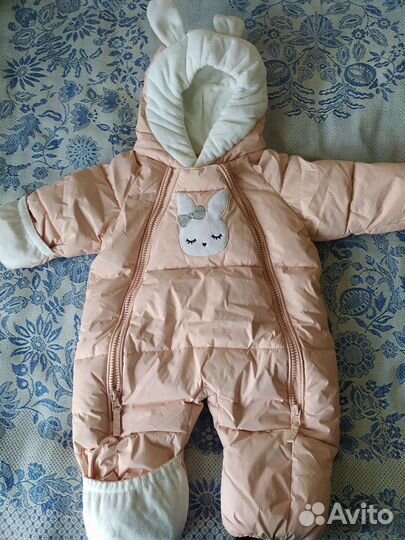 Зимний комбинезон для новорожденных