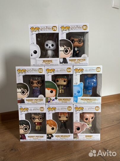 Funko POP Harry Potter, Hermione, Dumbledore, Ron