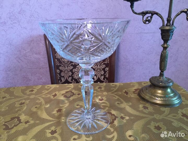 Ваза для фруктов.Конфетница. Хрусталь