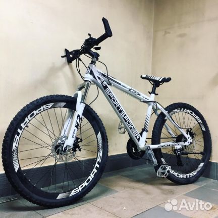 Новый скоростной белый велосипед sportspower KZ 26