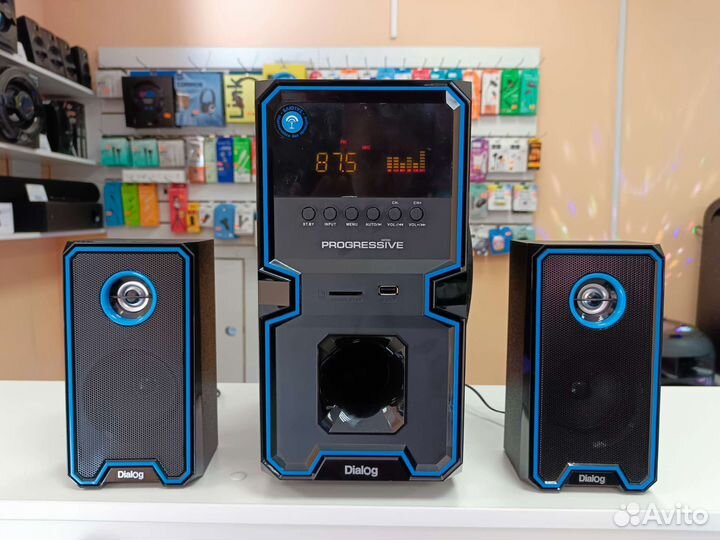 Колонки 2.1 Dialog AP-222B 60Вт (Чап50)