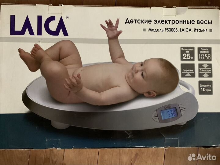 Электронные детские весы laica PS3003