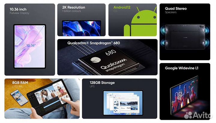 Chuwi Hipad Max 8/128, LTE+Чехол+ Наушники+Гаранти