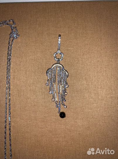 Серьги и подвеска с 22 карат покрытие