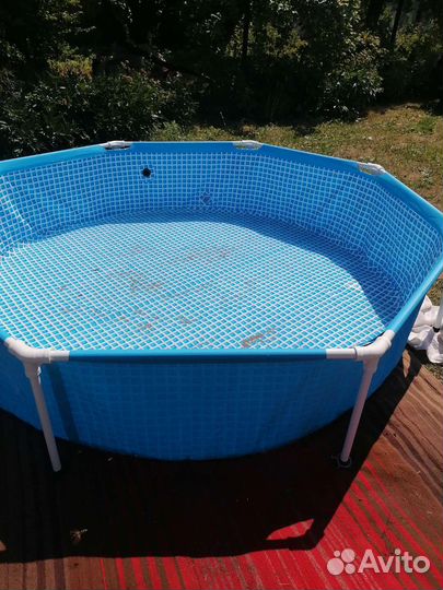 Каркасный бассейн intex бу