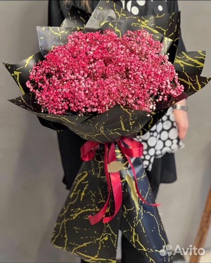 Букеты из Разных Цветов Гипсофилы. Доставка Цветов