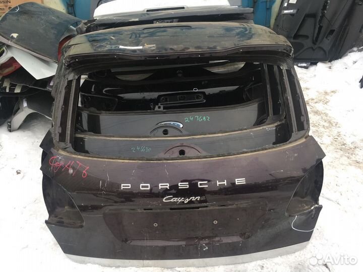 Крышка багажника порше кайен