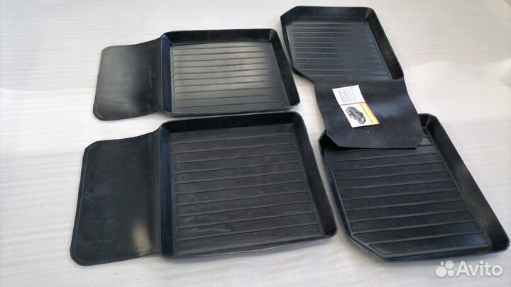 Коврики Классика Ваз 2107 05 01 резиновые с бортом