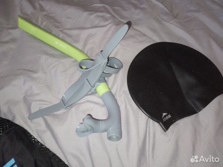 Снаряжение для плаванья в бассейне, ласты и тд