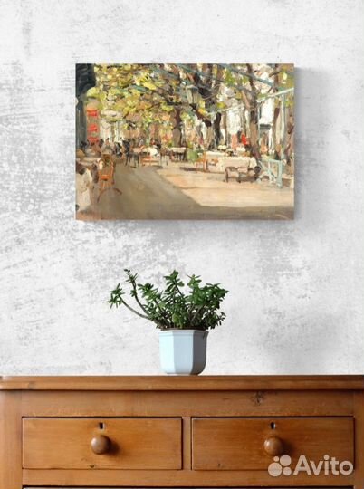 Картина Коровин Константин - Кафе в Ялте