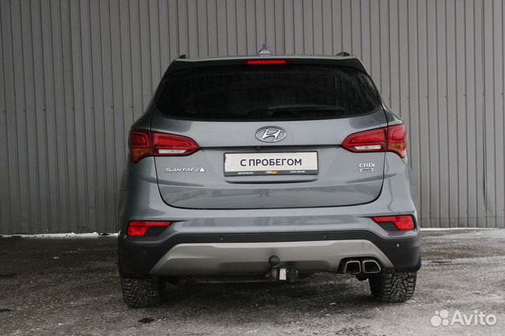 Hyundai Santa Fe 2.2 AT, 2017, 119 365 км