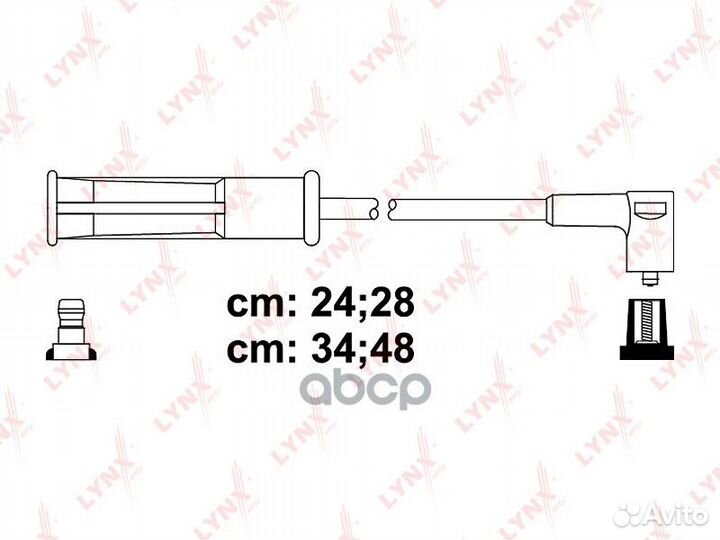 Комплект высоковольтных проводов renault Logan