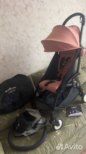 Коляска babyzen yoyo с бампером и дождивеком