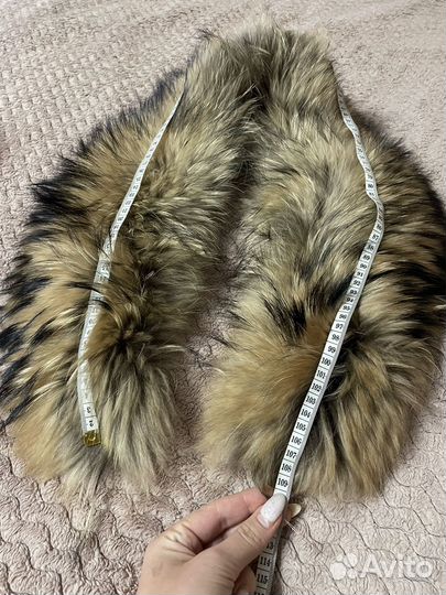 Меховой воротник песец