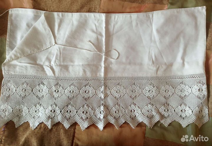 Подзоры, наволочки,скатерть старинные
