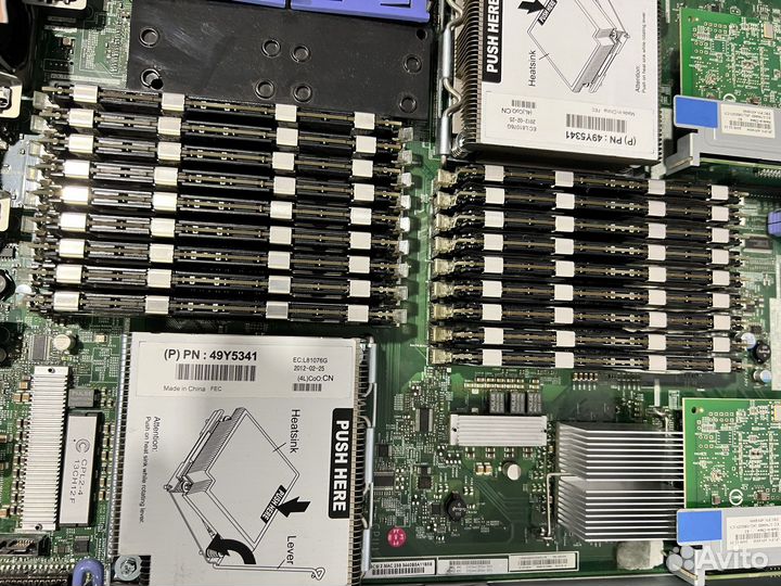 Сервер IBM X3550 M3 рабочий Ram 72Gb
