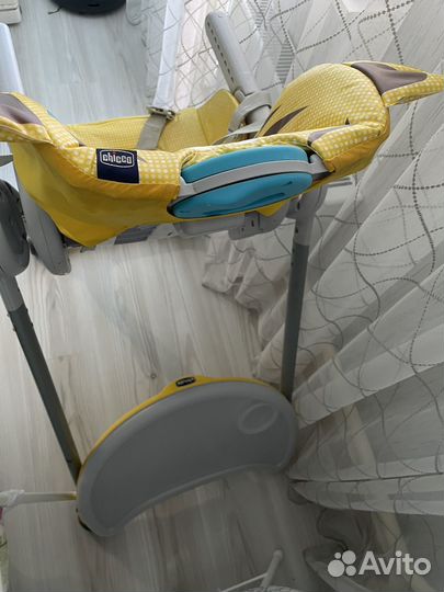 Стульчик для кормления chicco polly 2 start