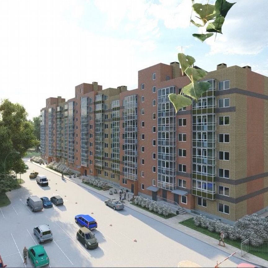 1-к. квартира, 38,1 м², 9/9 эт.