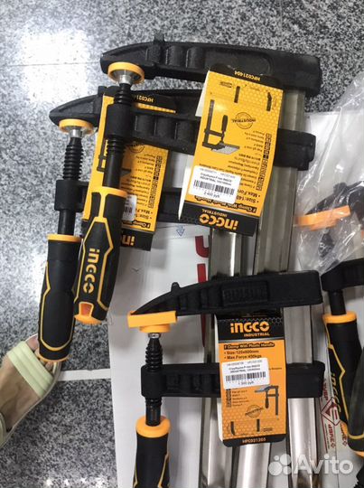 Струбцина ingco в ассортименте