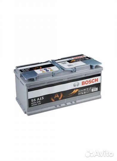 Аккумулятор Bosch S5 A15 AGM (0 092 S5A 150)