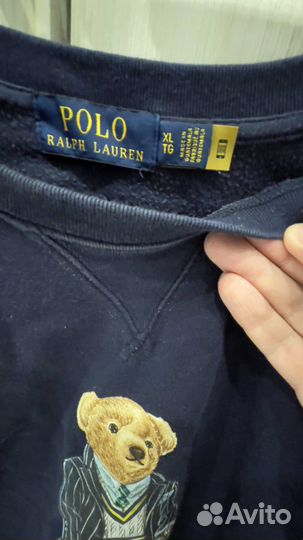 Polo ralph lauren bear свитшот