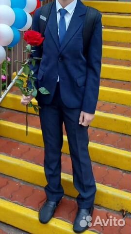 Школьные брюки для мальчика 160 см