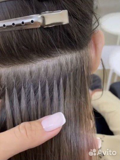 Наращивание натуральных волос