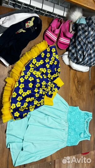 Вещи пакетом для девочки 98 104