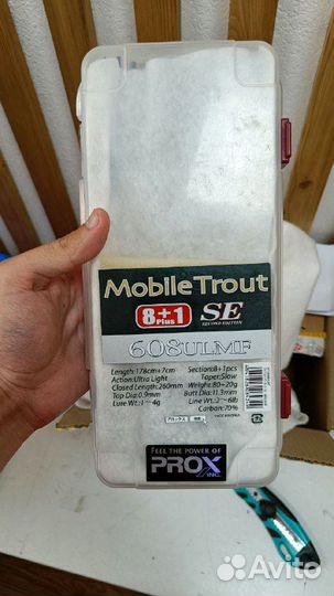 Тревел Спиннинг Prox mobile trout SE 8+1 1-4 грамм
