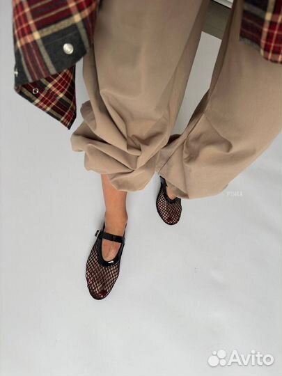 Балетки Alaia сетка