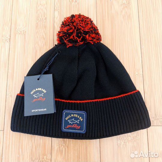 Шапка Paul Shark premium с помпоном