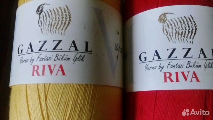 Пряжа Газал рива для вязания. Производство Турция