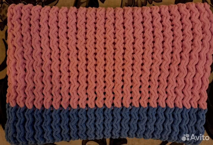 Мягкие пледы ручной работы