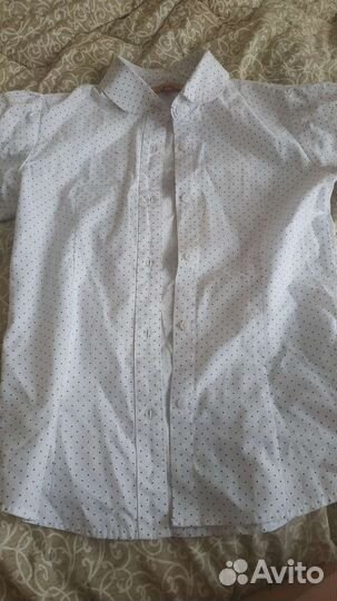 Блузка школьная 128