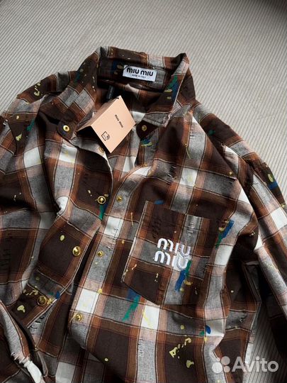Шикарная Рубашка miu miu