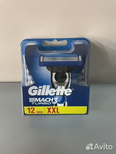 Gillette Mach 3 Turbo (12 лезвий) Германия