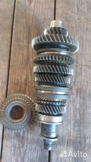 Вал вторичный в сборе ваз 2172