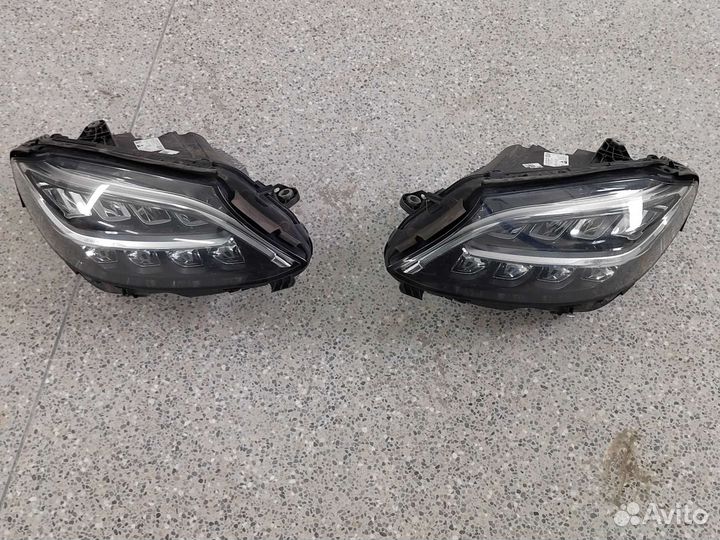 Mercedes фара w205