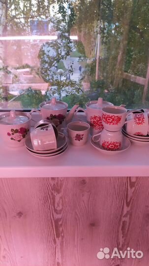 Чайный сервиз южноуральский фарфоровый завод