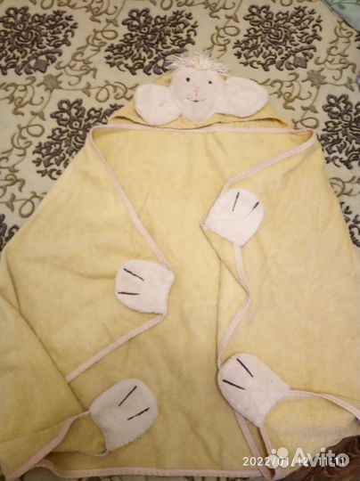 Детское банное полотенце