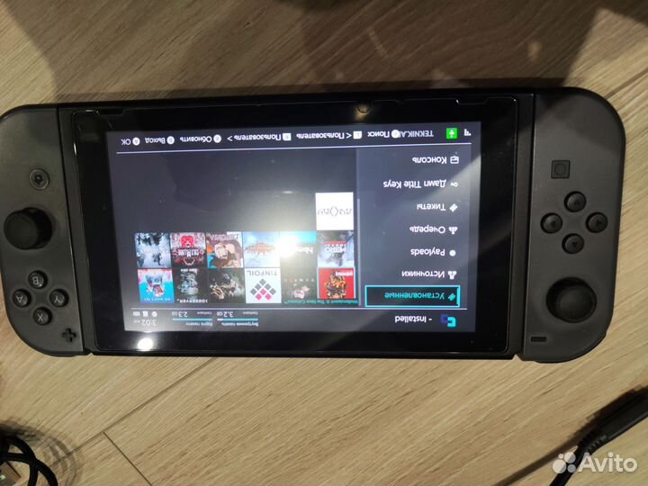 Nintendo switch прошитая 32+128Гб полный комплект