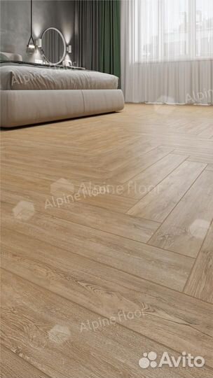 Ламинат Alpine Floor Herringbone 8 Дуб Фландрия LF