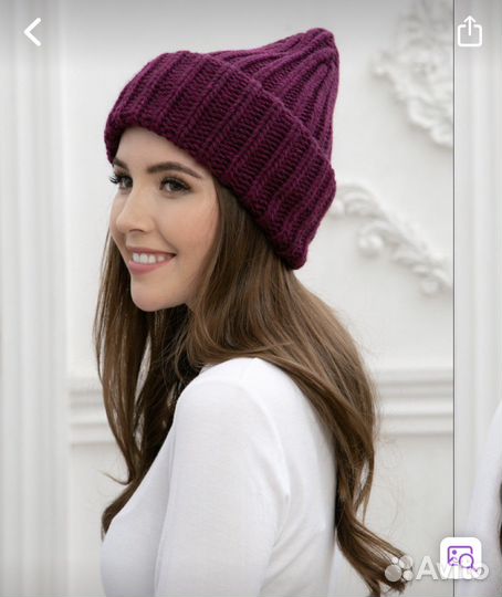 Комплект шапка и снуд