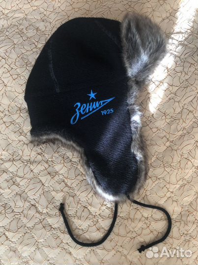 Шапка ушанка мужская фк Зенит League champions