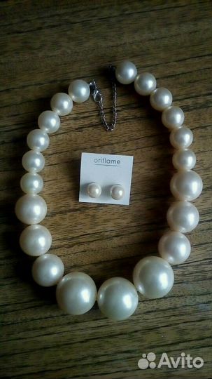 Бусы и серьги новые